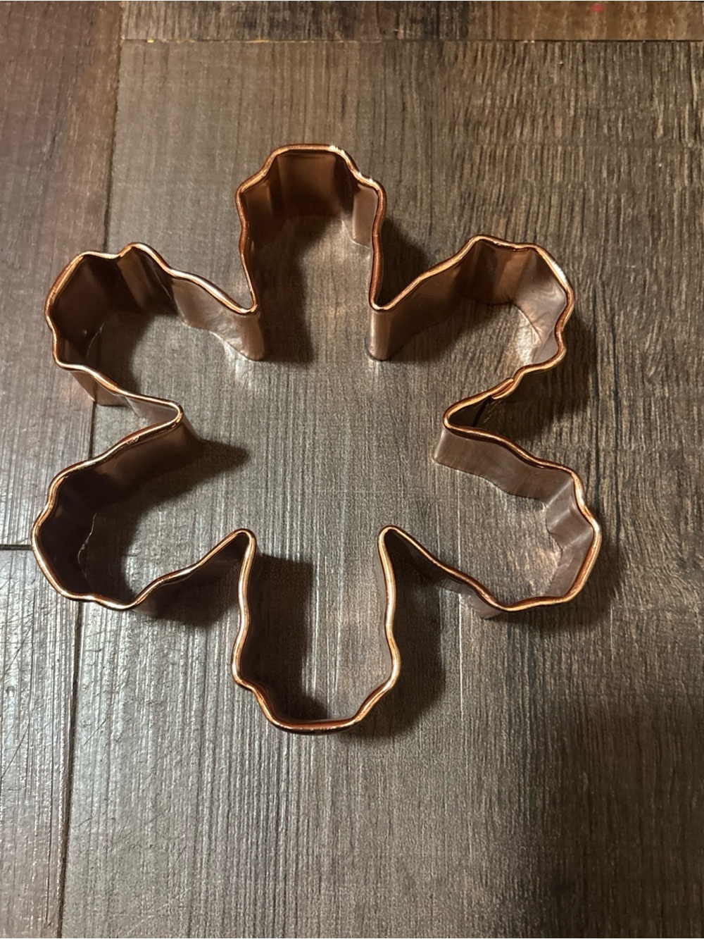 Copper Snowflake Cookie Cutter